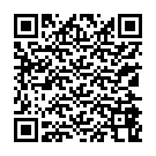 Código QR para número de teléfono +13125868880