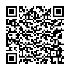 Código QR para número de teléfono +13125969355