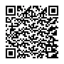 Código QR para número de teléfono +13126002478