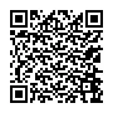 Código QR para número de teléfono +13126466357