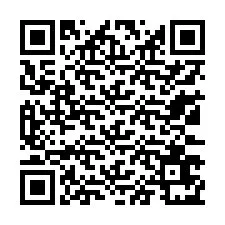 Codice QR per il numero di telefono +13133671767