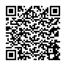 Código QR para número de teléfono +13134442942