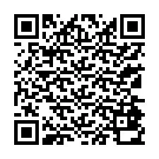 QR код за телефонен номер +13134830864