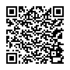 QR-koodi puhelinnumerolle +13134830875