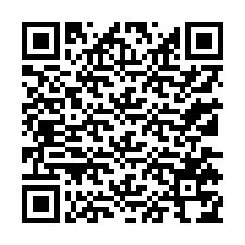 QR kód a telefonszámhoz +13135774759