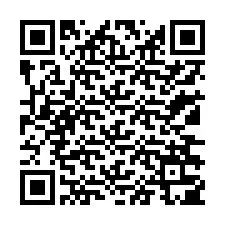 QR-code voor telefoonnummer +13136305691