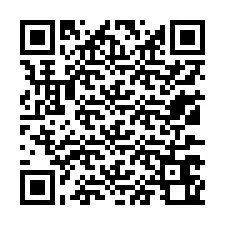 QR-code voor telefoonnummer +13137660057