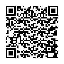 QR-code voor telefoonnummer +13139890288