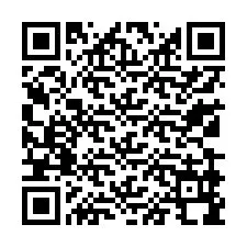 Código QR para número de telefone +13139998423