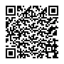 Codice QR per il numero di telefono +13139998445