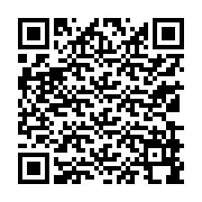 Código QR para número de telefone +13139998626