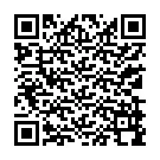 QR-koodi puhelinnumerolle +13139998638