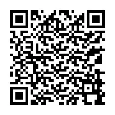 Código QR para número de telefone +13139998650