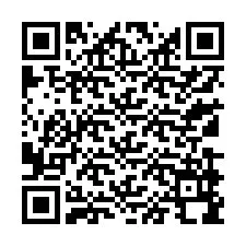 Código QR para número de teléfono +13139998654