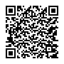 QR-код для номера телефона +13143007697