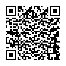 Código QR para número de teléfono +13144499878