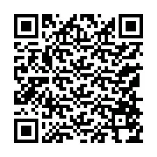 Código QR para número de teléfono +13158574774