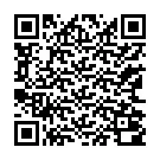 QR код за телефонен номер +13162000189