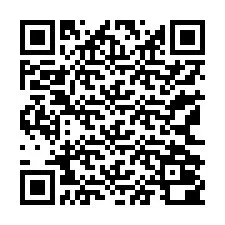 QR-code voor telefoonnummer +13162000330