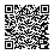 QR код за телефонен номер +13162000372