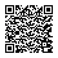 Código QR para número de teléfono +13162000569