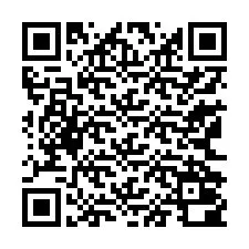 QR код за телефонен номер +13162000636