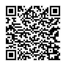 QR Code สำหรับหมายเลขโทรศัพท์ +13162001025