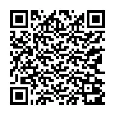 QR-koodi puhelinnumerolle +13162001038