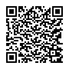 QR-koodi puhelinnumerolle +13162001068