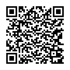 Código QR para número de teléfono +13162001072