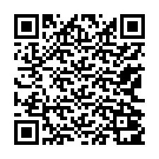 QR-koodi puhelinnumerolle +13162001237