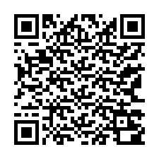 Código QR para número de teléfono +13163200434