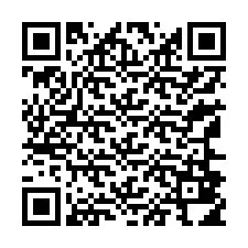 Codice QR per il numero di telefono +13166814240