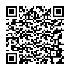 Código QR para número de telefone +13166814250