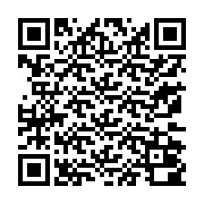 QR код за телефонен номер +13172000002