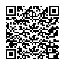 QR код за телефонен номер +13172000003