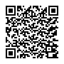 QR код за телефонен номер +13172000018