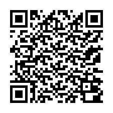 QR-код для номера телефона +13172000045