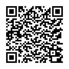 QR-код для номера телефона +13172000048