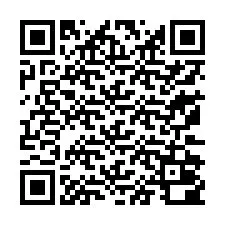 QR-код для номера телефона +13172000052