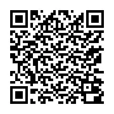 Kod QR dla numeru telefonu +13172000056