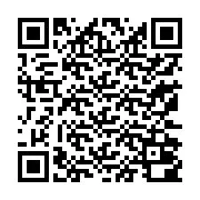 Codice QR per il numero di telefono +13172000062