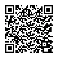 QR-код для номера телефона +13172000069