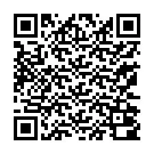 QR kód a telefonszámhoz +13172000072