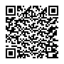 QR код за телефонен номер +13172000073