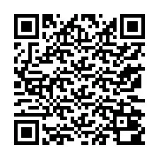 Kod QR dla numeru telefonu +13172000086