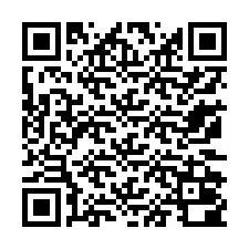 Kod QR dla numeru telefonu +13172000087