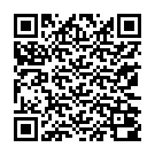 QR код за телефонен номер +13172000092