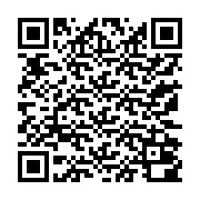 QR код за телефонен номер +13172000094