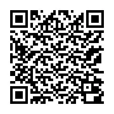 QR код за телефонен номер +13172000095